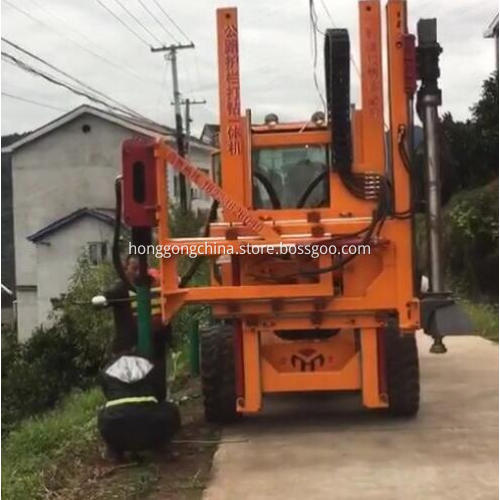 Hydraulic Hammer Impact Drilling Pile Driver